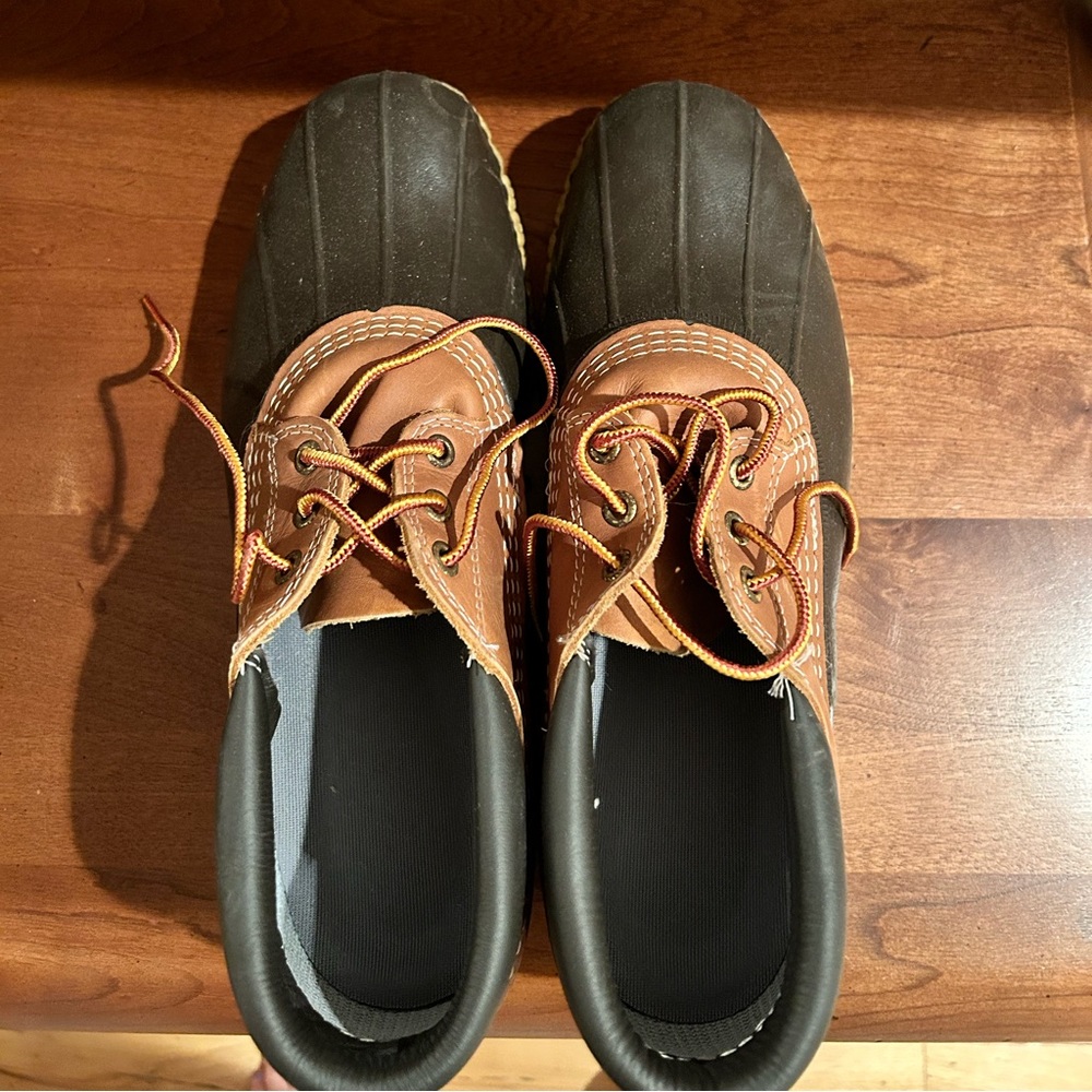 LLBean Low Ankle Duck Boots Size 10